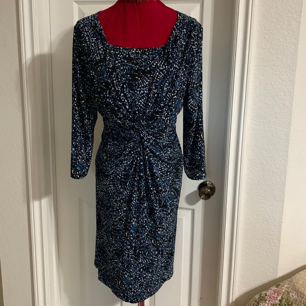 Chaps Ruched Dress